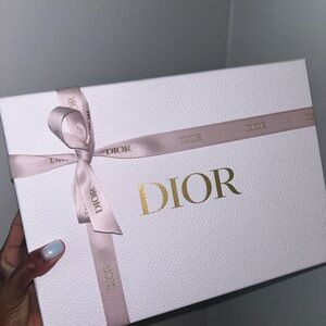 Dior Gift / Storage Box w/ Ribbon and Paper Stuffing